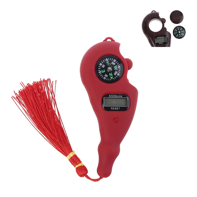 

Портативный ручной счетчик бусин с кисточкой с компасом для канатации