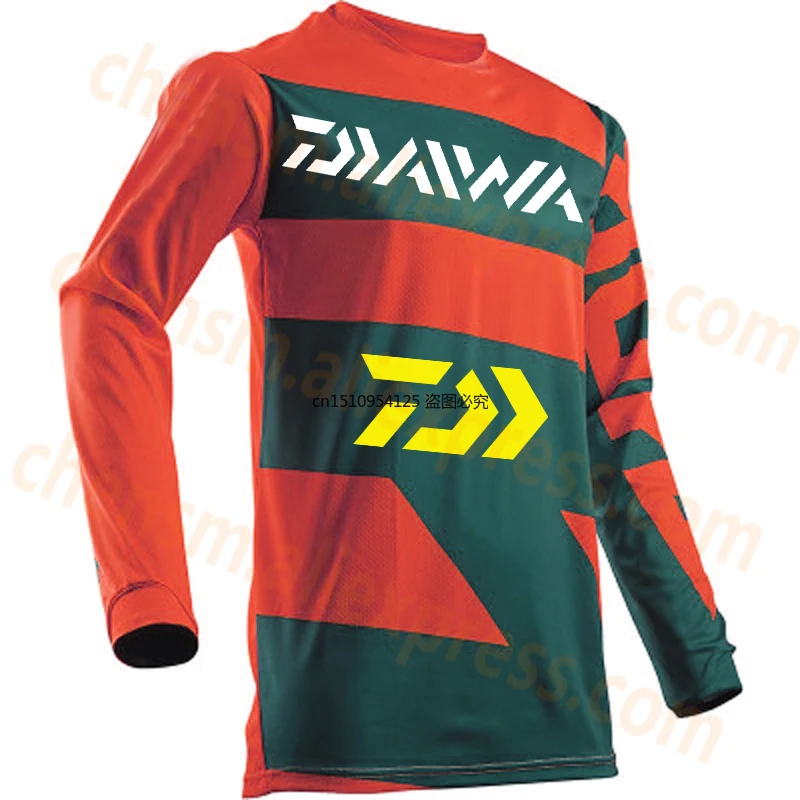 

2021 New Summer Dawa Daiwa Fishing Sweatshirt Breathable Anti-uv Sun Protection Jersey Quick Dry Fishing Long-sleeve Clothes
