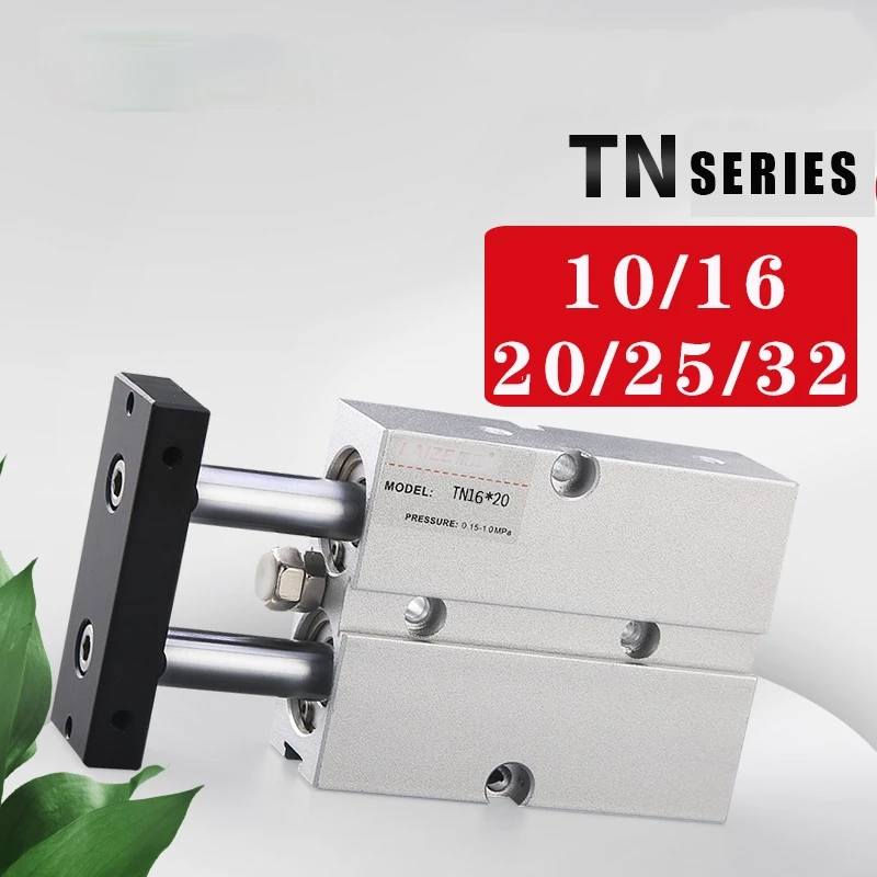Двойной пневматический цилиндр типа TN диаметр 20 мм отверстие 10 16 25 32 дюйма