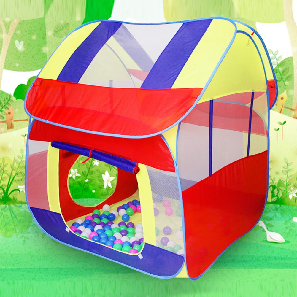 

Portable Easy Clean Waterproof Cloth Tent House Educational Toy for Baby Gift Indoor Play House Tube Play Funny