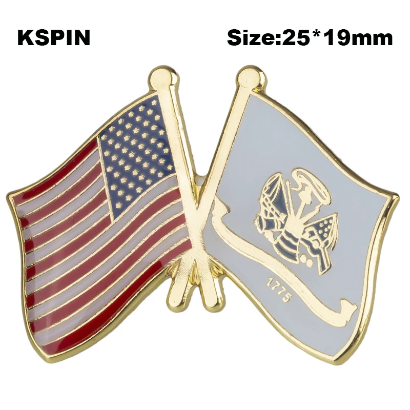 США и армия дружбы нагрудные булавки флаг значок с флагом страны брошь