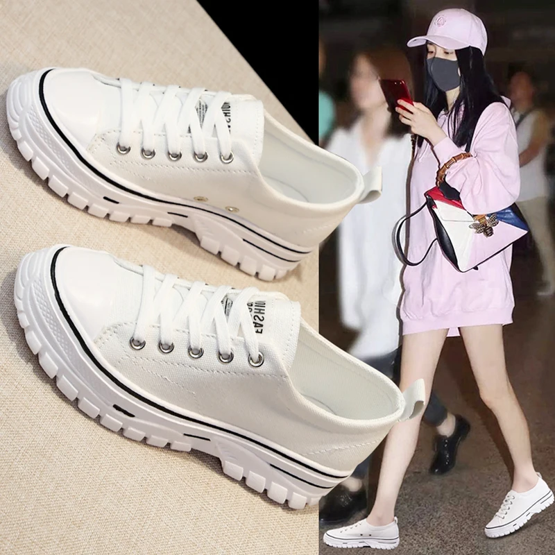 2019 холщовая Обувь Кеды женские нескользящие не сужающиеся книзу мягкие удобные