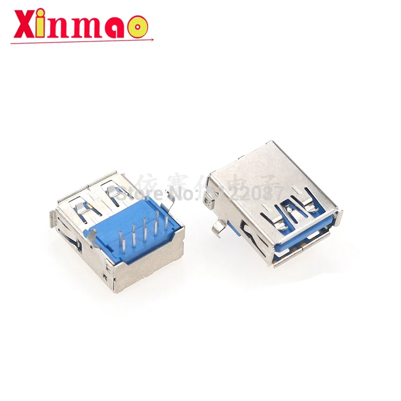 

Бесплатная Доставка 5 штук в наборе USB 3,0 Тип DIP Тип женский правый угол 9 Pin Штекерный разъем DIP 90 градусов