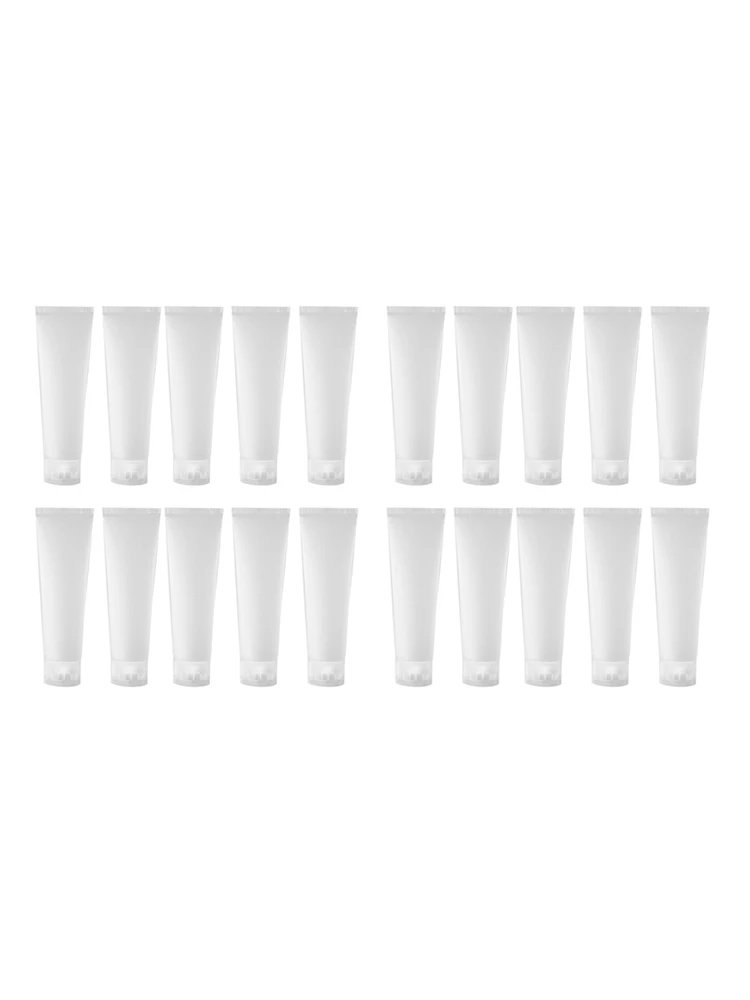 4 Combinations Travel Bottles Empty Refillable Translucent Plastic Cosmetic Make Up Soft Tubes Squeeze Container | Красота и здоровье