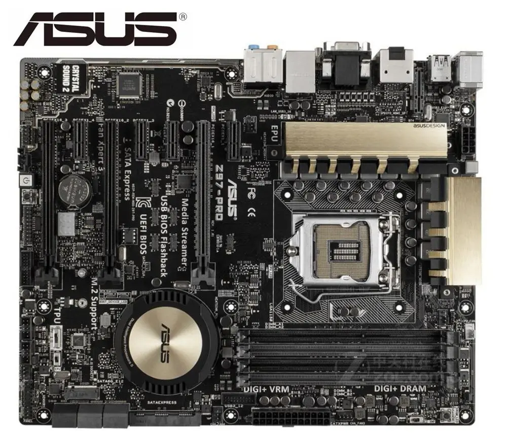 Материнская плата Asus Z97 Socket LGA 1150 i7 i5 i3 DDR3 32 ГБ SATA3 USB3.0 ATX|Материнские платы| |