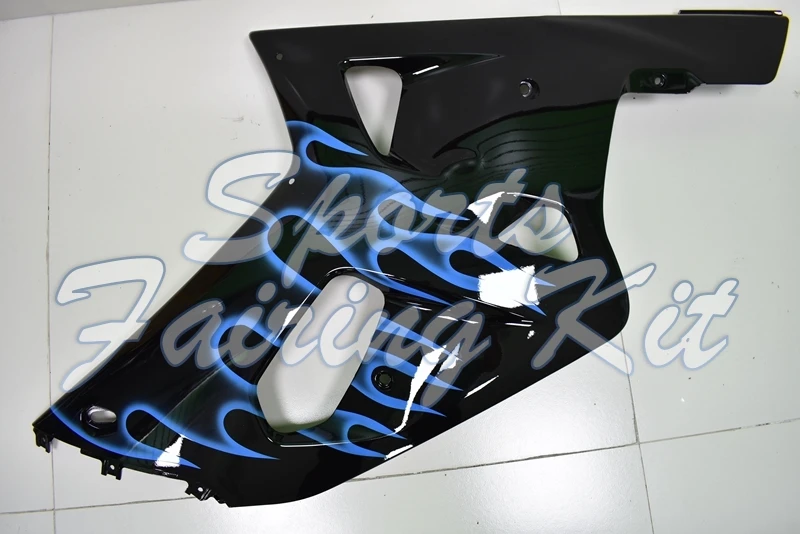 Обтекатели для GSXR600 GSXR750 GSXR1000 2000 - 2003 K1-2 Черная синяя рамка GSX R600 R750 R1000 01 00