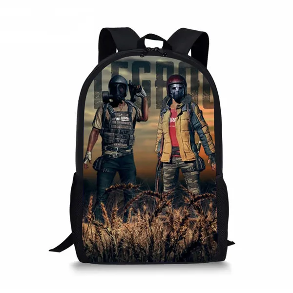 Рюкзак THIKIN мужской с принтом игры PUBG ранец для подростков и мальчиков школьные