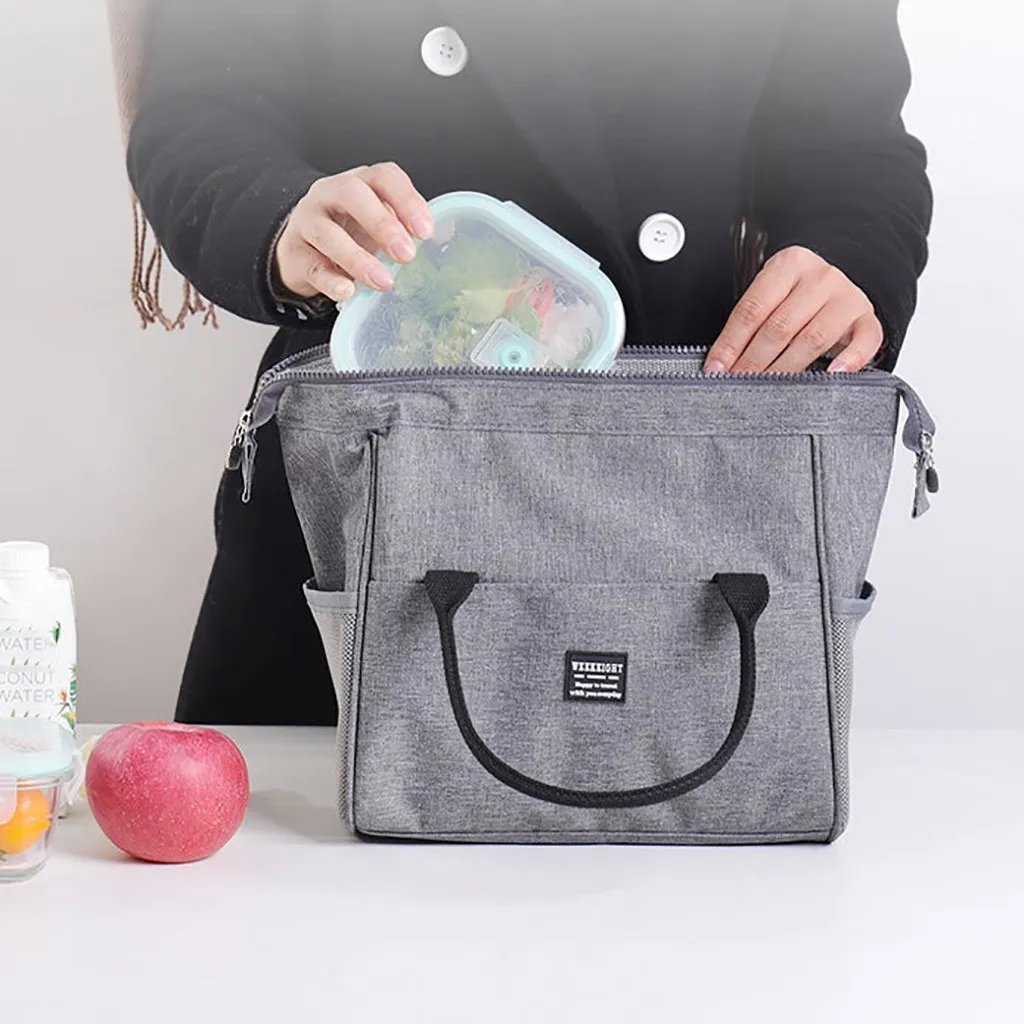Портативный изолированный Ланч бокс сумка тоут мягкая холодильник