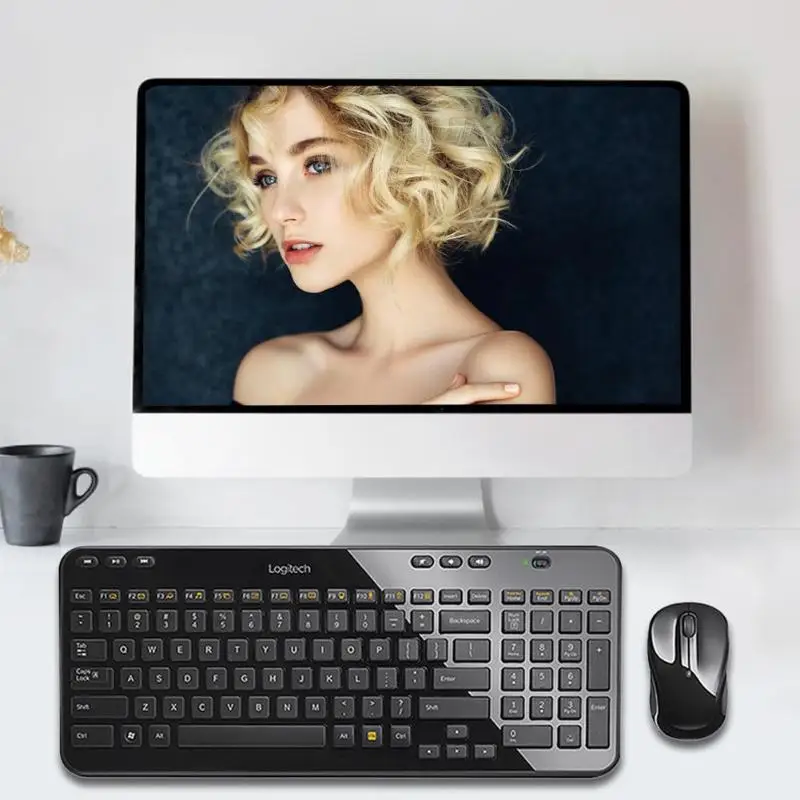 Клавиатура Logitech MK365 мышь комбо USB беспроводной унифицирующий приемник 1000DPI для
