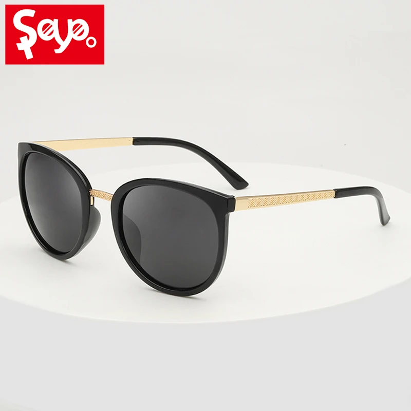 Очки солнцезащитные SAYLAYO женские круглые Модные Винтажные брендовые