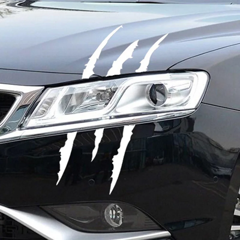 Автомобильная наклейка светоотражающая Монстр полоска от царапин когтя для BMW