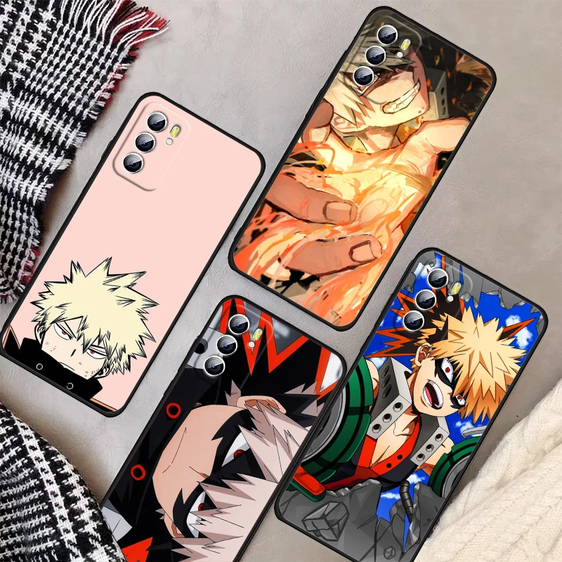 

Anime My Hero Academia For OPPO Reno 5Z 5K 6 6Z 5 5F 5 4 3 4Z 4SE 4F 10X ZOOM ACE 2F 2 Z A Pro Plus Lite Black Phone Case