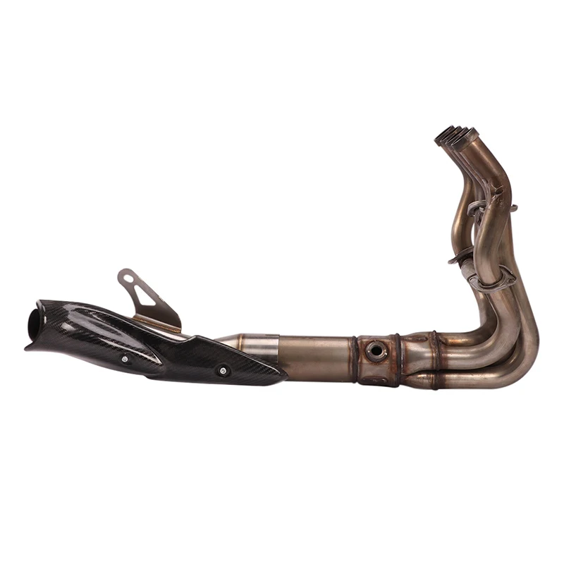 

Middle Link Pipe removal catalyst Slip On For Kawasaki Z900 2017-2020 Exhaust Muffler Escape Cat Delete Eliminator Enhanced