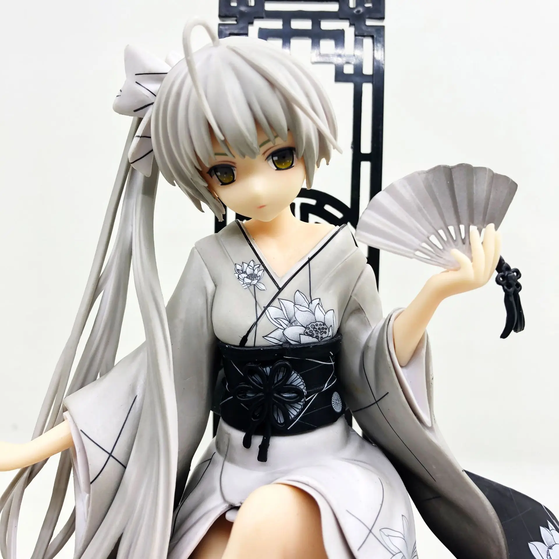 Alphamax Skytube 22 см Аниме игра черное шелковое платье Yosuga No Sora Kasugano сексуальная девушка