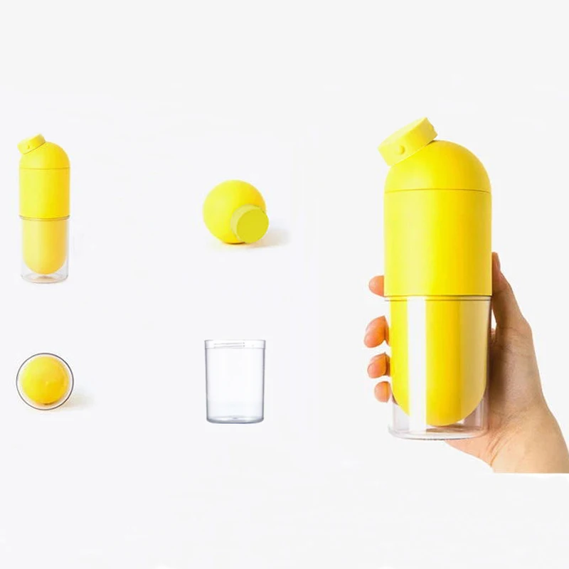 Распродажа 500 мл креативная пластиковая бутылка для таблеток с героями