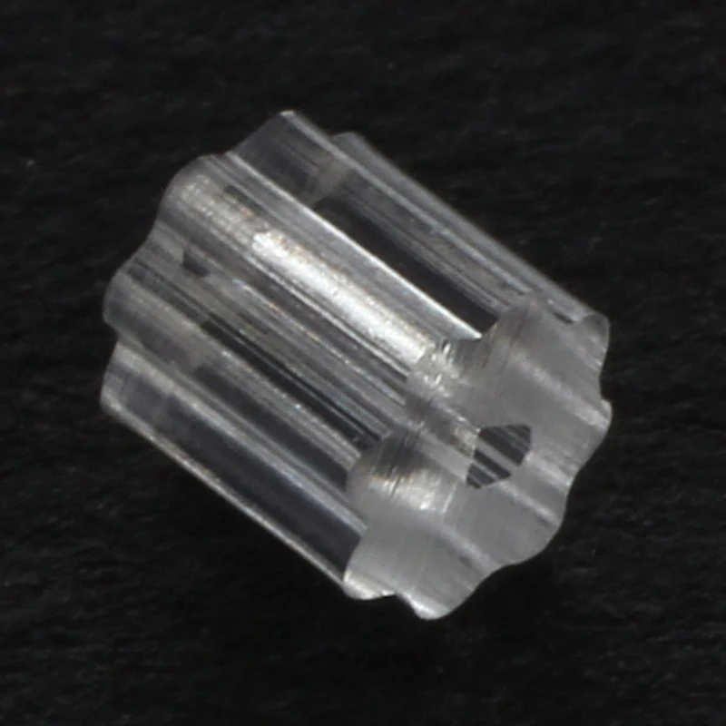 

500 pcs of PVC Earrings Fasteners shaped Cube