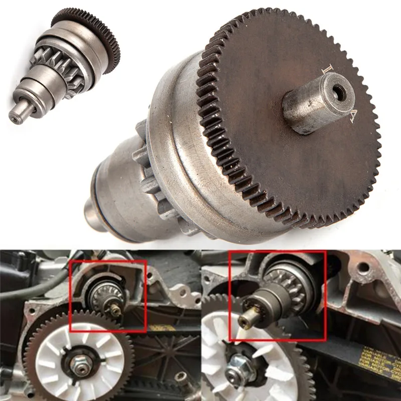 Hot sale Starter Motor Clutch Gear Assembly For GY6 50/80cc 139QMB Scooter Mopeds ATV | Автомобили и мотоциклы