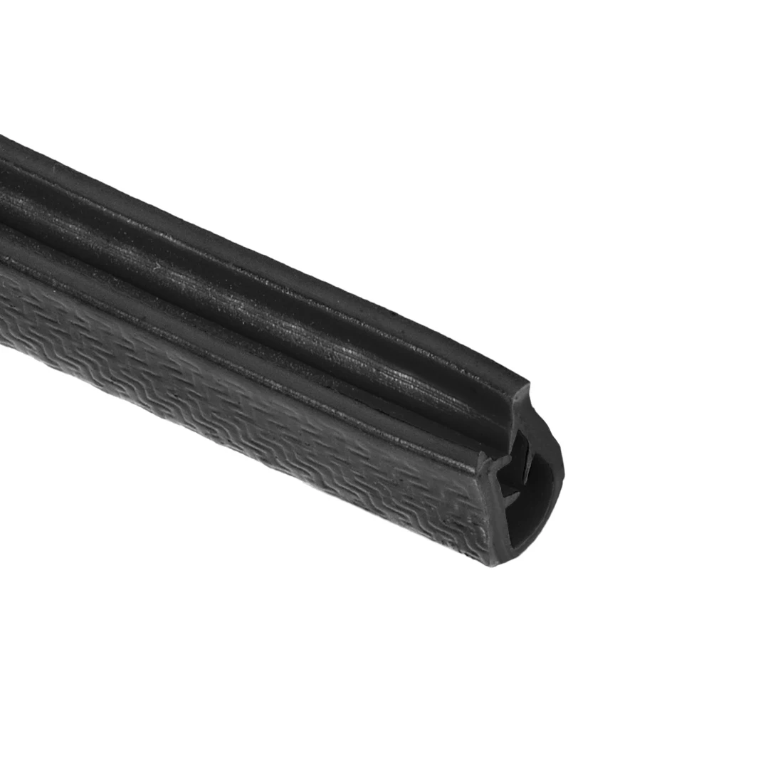 Uxcell Edge Trim U Seal Экструзионная Черная защитная кромка u-канала ПВХ пластик w Железный