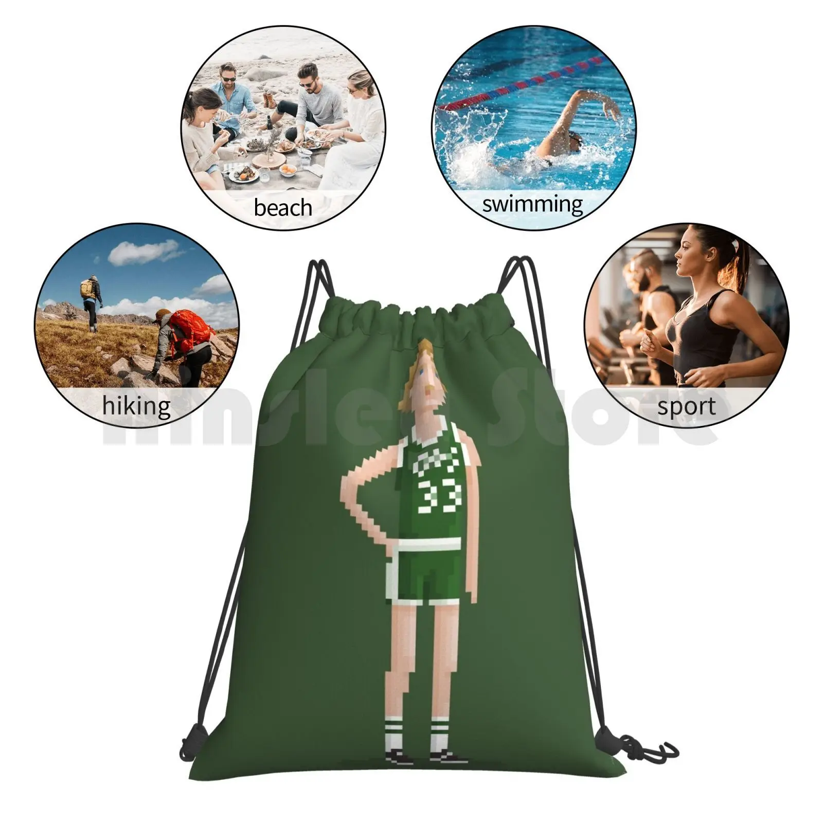 Рюкзак с птицами сумки на шнурке спортивная сумка водонепроницаемая