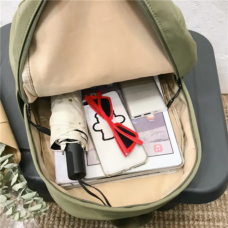 

3 Set School Bags for Teenage Girls Kids Children Student Backpack Travel Teen Shoulder Bag Child Schoolbag New Women Backpack