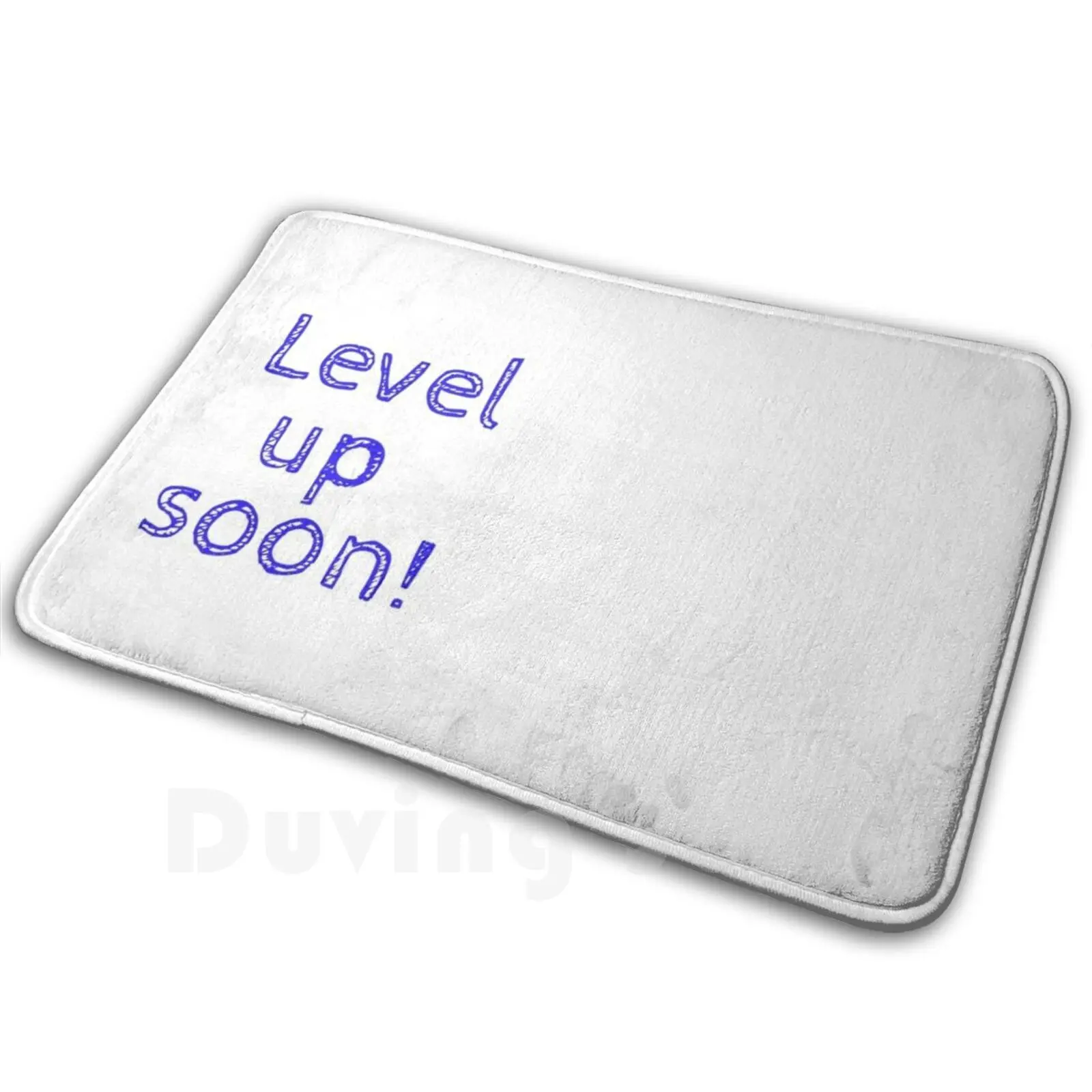 Level Up Soon! Carpet Mat Rug Cushion Soft Non-Slip Level Up Soon Level Stand Up Speak Up Voice Ages Juniors Funds