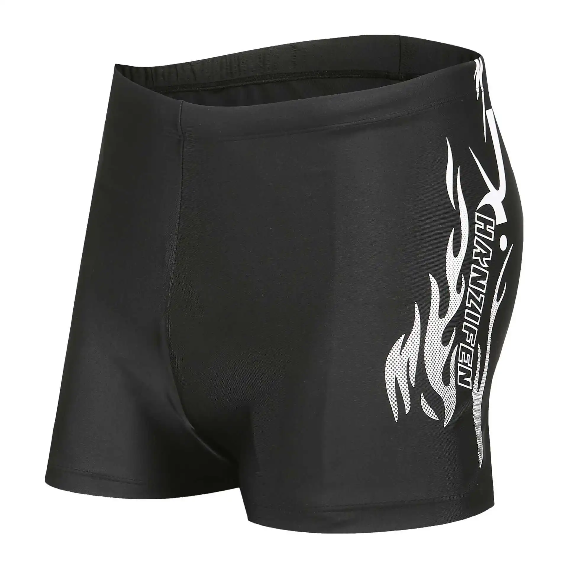 

Мужские плавки-боксеры, удобный купальник, пикантные тренировочные плавки для бассейна, Короткие непрозрачные штаны с многослойным верхом,...