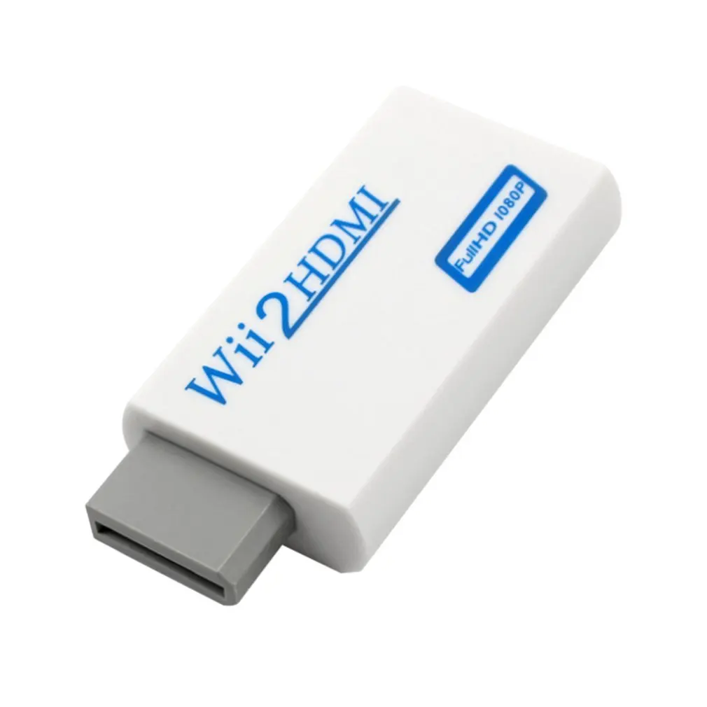 Для nintendo wii без проблем подключи и играй для Mando к HDMI 1080p конвертер адаптер 2hdmi 3 5 мм