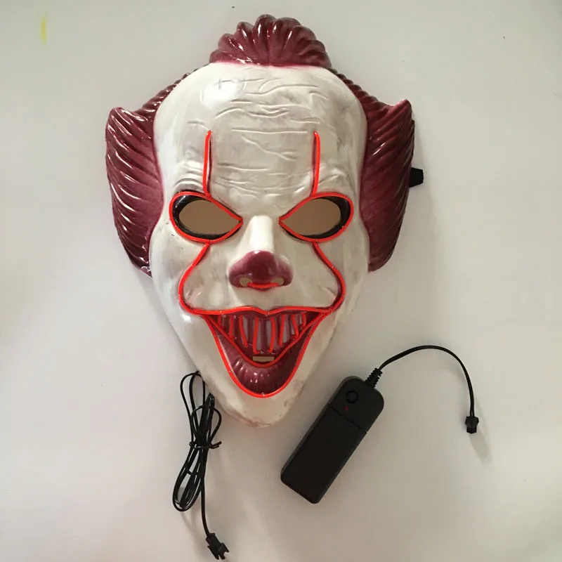 Хэллоуин вечерние светодиодный маски маска маскарад Косплэй костюм со
