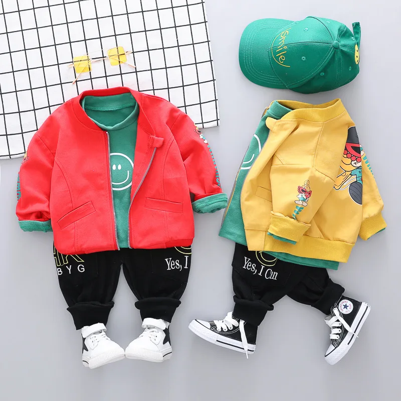 2021 New Baby Boy Suit Clothing Sets Kids Birthday Party Formal Outfits Suit Children Fashion Handsome Toddler Cotton 0-3 Years