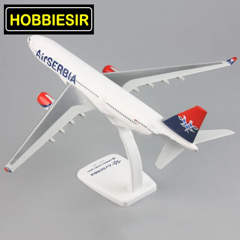 30cm1/200 масштаб Airbus A330 200 модель самолета Air Serbia airline W Стенд Литой Сплав самолет