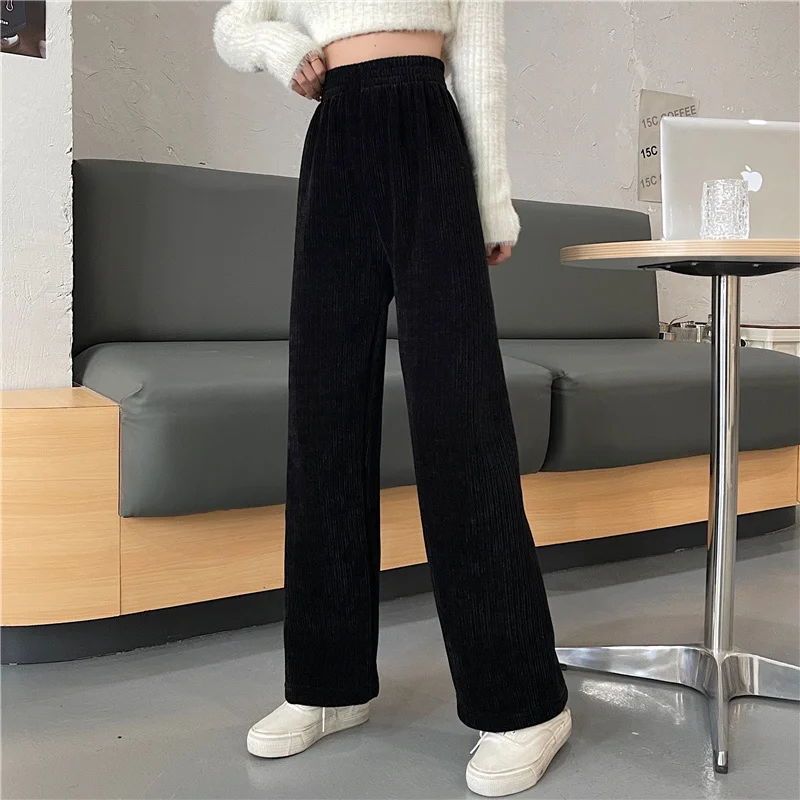 Реальная цена-вельветовые утепленные осенне-зимние брюки с мазом | Женская