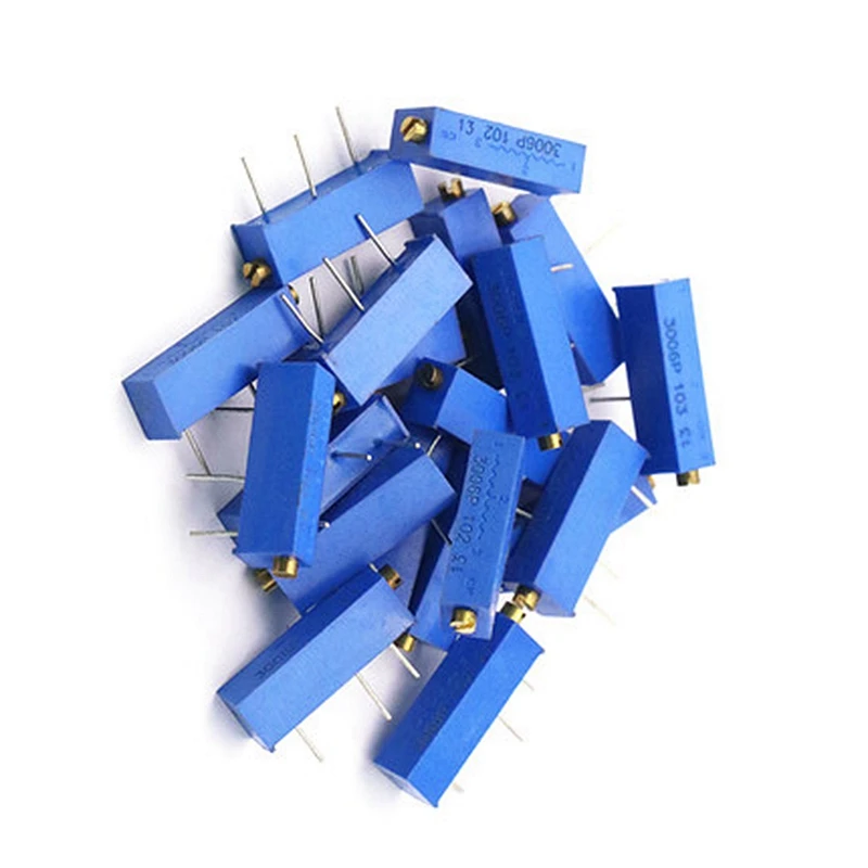 Фото 10PCS 3006P 100 Ohm ~ 500K Ohm Trimmer Potentiometer Resistor 1K 2K 5K 10K 20K 50K 100K 200K 500 New №2