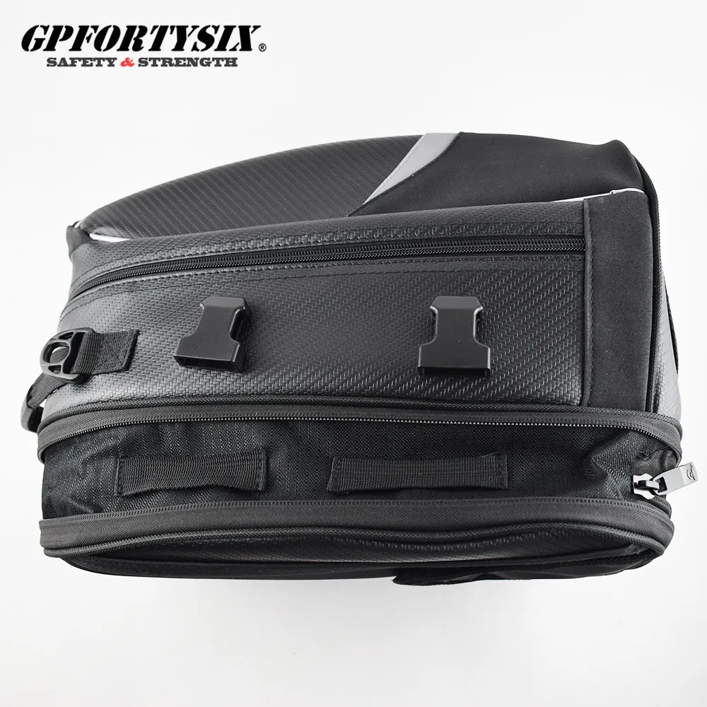 Новая водонепроницаемая сумка GPFORTYSIX на заднее сиденье мотоцикла черная моторная