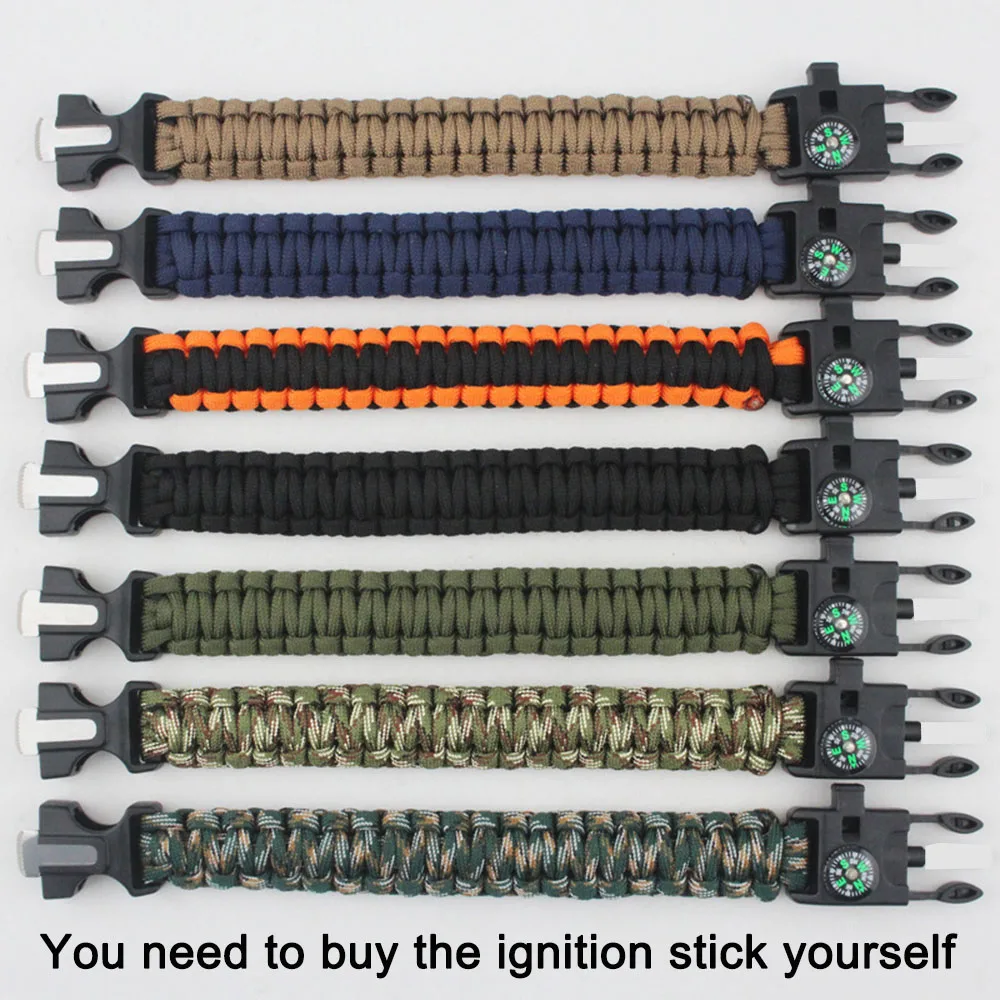 Многофункциональный браслет для мужчин и женщин спортивный плетеный нейлоновый