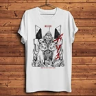 Забавная аниме футболка Ayanami Rey Shinji Asuka Langley, мужская белая повседневная короткая футболка унисекс eva mecha otaku, уличная одежда