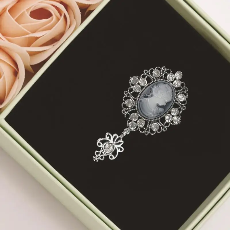 Женская Винтажная Брошь Стразы с кристаллами | Украшения и аксессуары