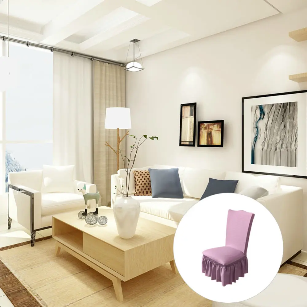 

1pc Chair Decor Accessory Elastic Chair Cover Beautiful Chair Cover Accessory