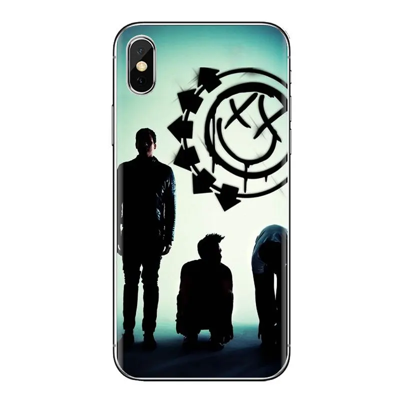 Чехлы для iPhone XS Max XR X 4 4S 5 5S 5C SE 6 6S 7 8 Plus и Samsung Galaxy J1 J3 J5 J7 A3 A5 с логотипом группы Blink 182 и изображением барабанщика Трэвиса Баркера.