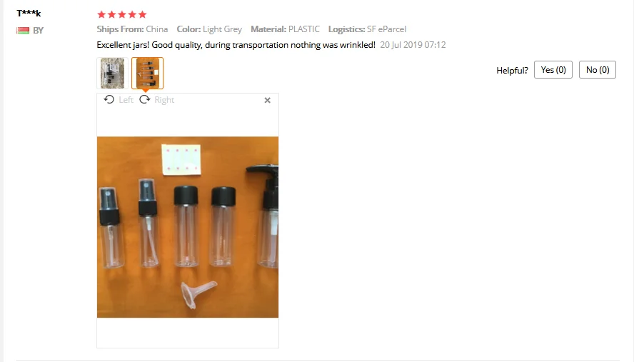 Портативный 7 шт./компл. прозрачный пластиковый дорожный Набор Make Up бутылки спрей многоразовая бутылях косметические bottlesdropship Z0426 4 65