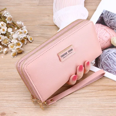 

Women Wallet PU Leather Purse Phone Bag Clutch Female Long Wallet Hollow Leaves Pouch Handbag For Women Coin Purse Card Holder