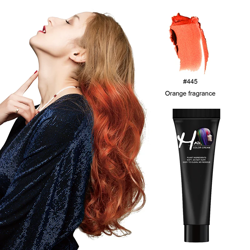 Серая Краска для волос Bukio стойкая краска сделай сам Восковая временная гелевая