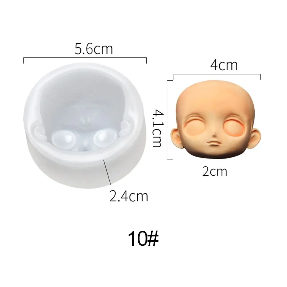 

3D силиконовые формы для лица кукол