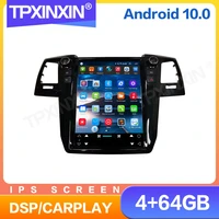 12 1%e2%80%9c tesla ips screen android 10 car radio for toyota fortuner 2008 2015 multimedia auto player navigation stereo 2 din gps