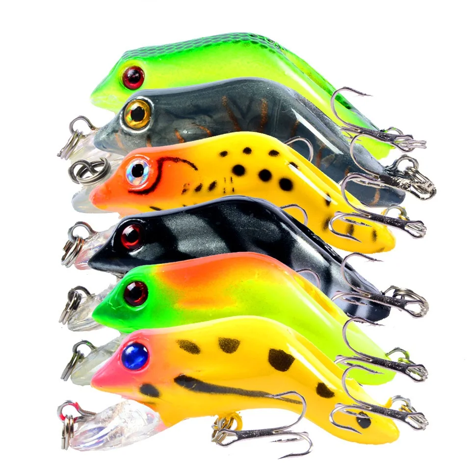 1 шт. новая приманка лягушка топвотер искусственная 5 см/8 8 г воблеры Поппер рыба