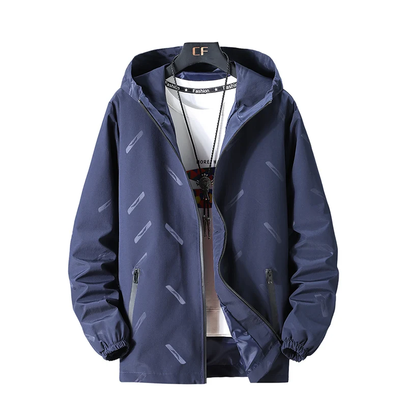 2020 New men jacket hooded Jackets Plus Size 10XL 9XL 8XL 7XL Windbreaker Casual Coat for Male Outerwear Streetwear | Мужская одежда
