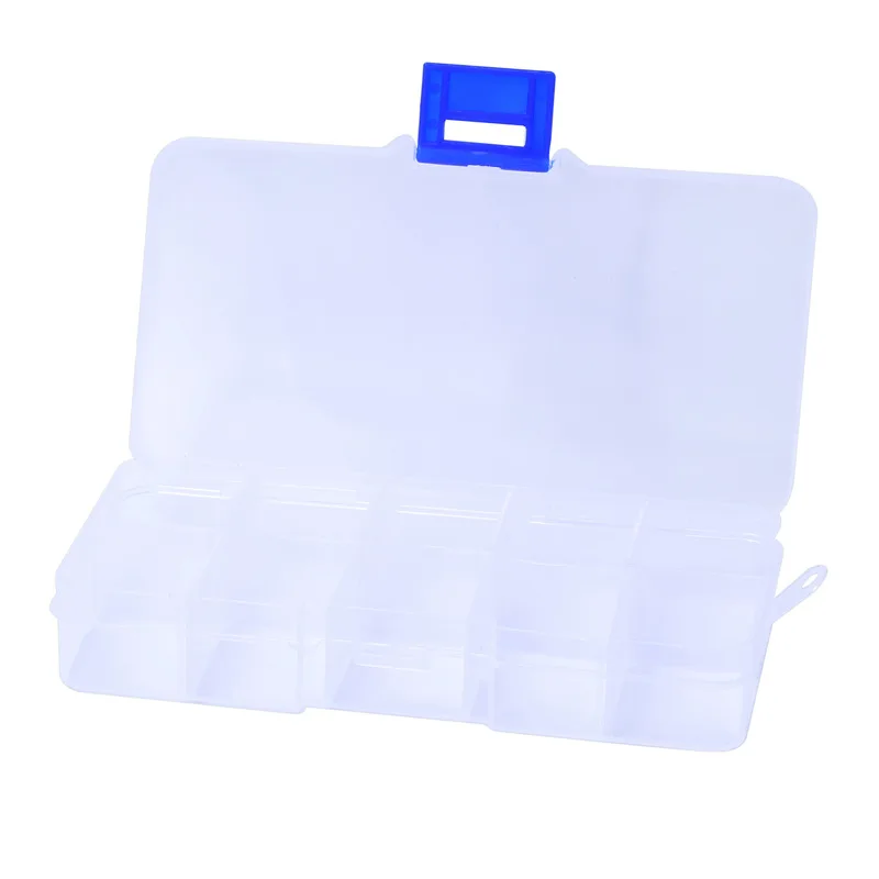 Органайзер Пластиковый Прозрачный с 10 отделениями для драгоценностей