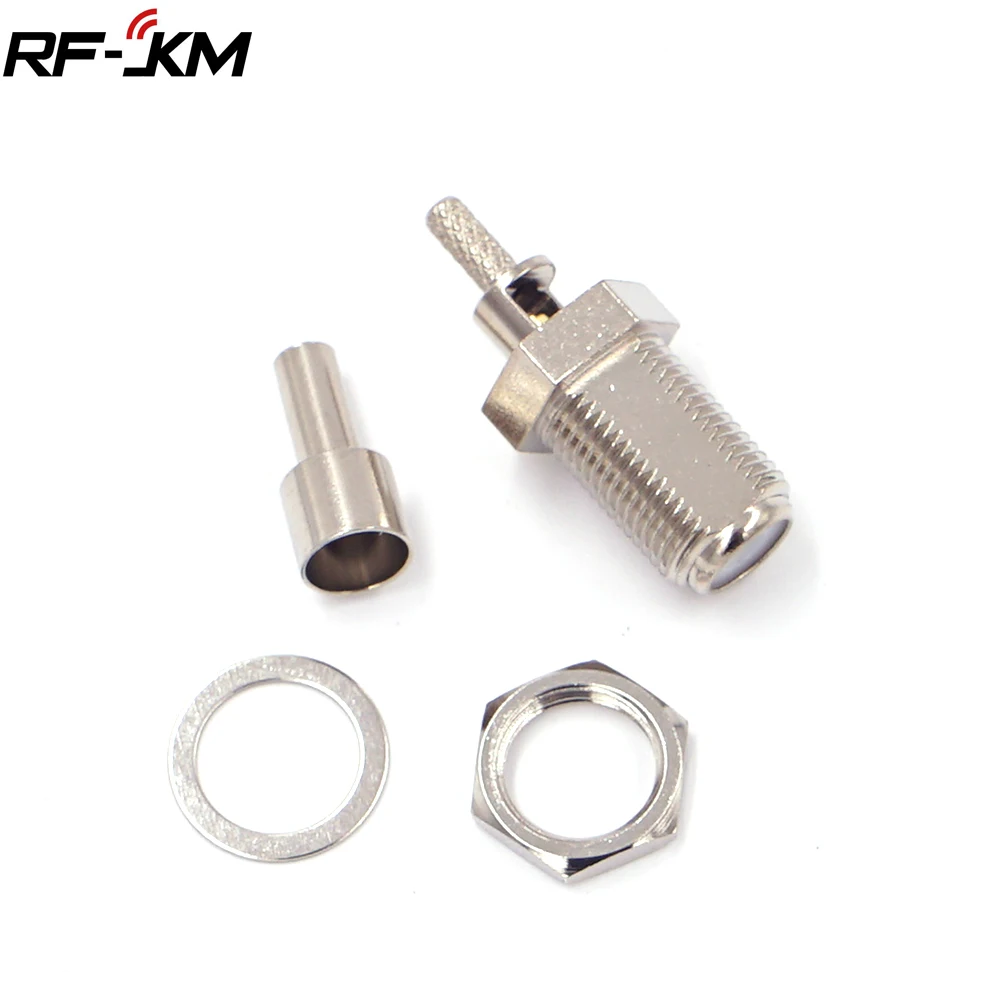 

10pcs/lot F Type Female adapter for RG179 RG316 RG174 LMR100 Cable RF Connector Coaxial Converter
