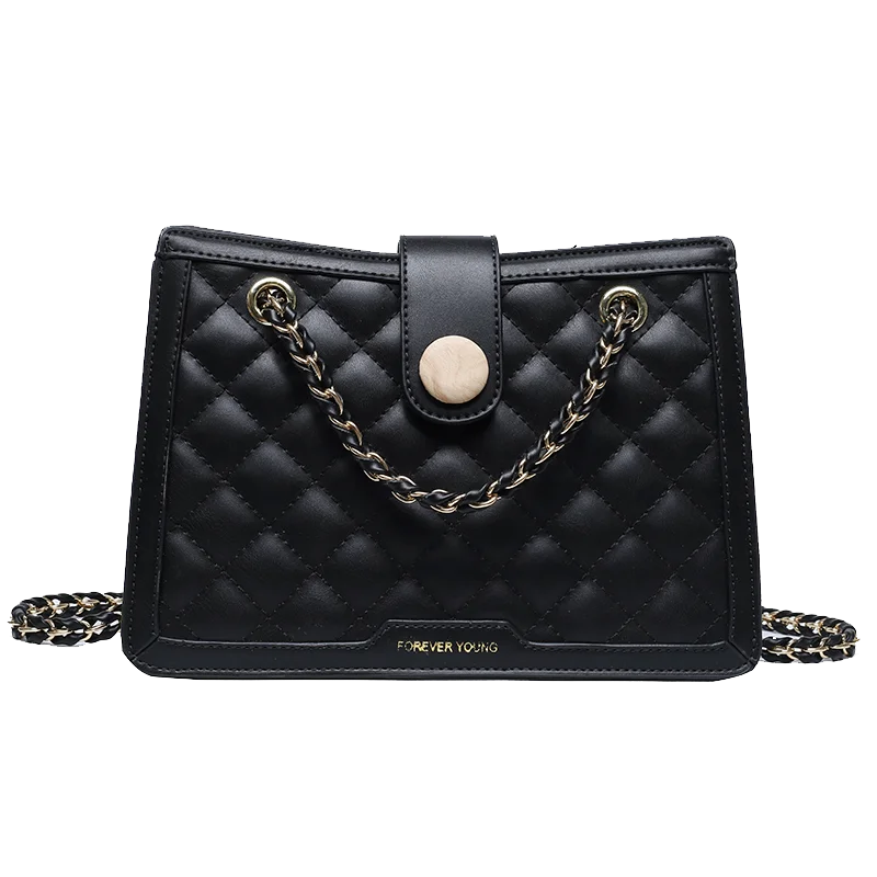

Lattice Large Underarm Bag 2020 Fashion High Quality PU Leather Women's Designer Handbag Chain Shoulder Messenger Bag Travel Bag