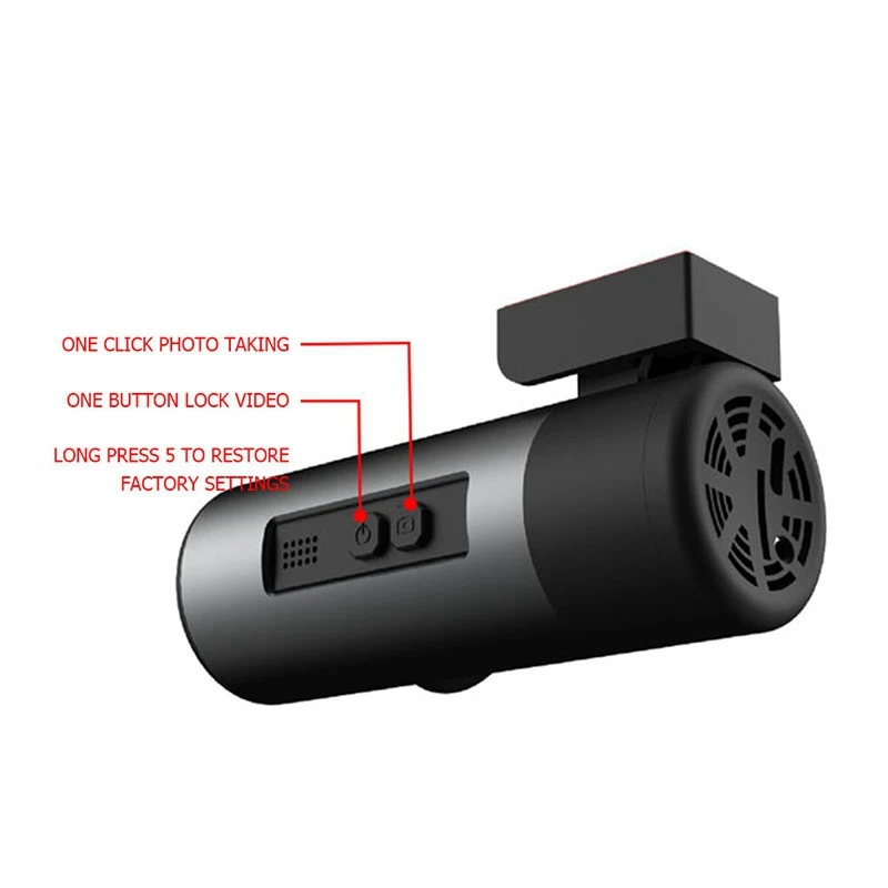 

WIFI Dash Cam 1080P Full HD DVR Camera APP Control Video Recorder 140 Degree Wide Angle USB Driving Recorder