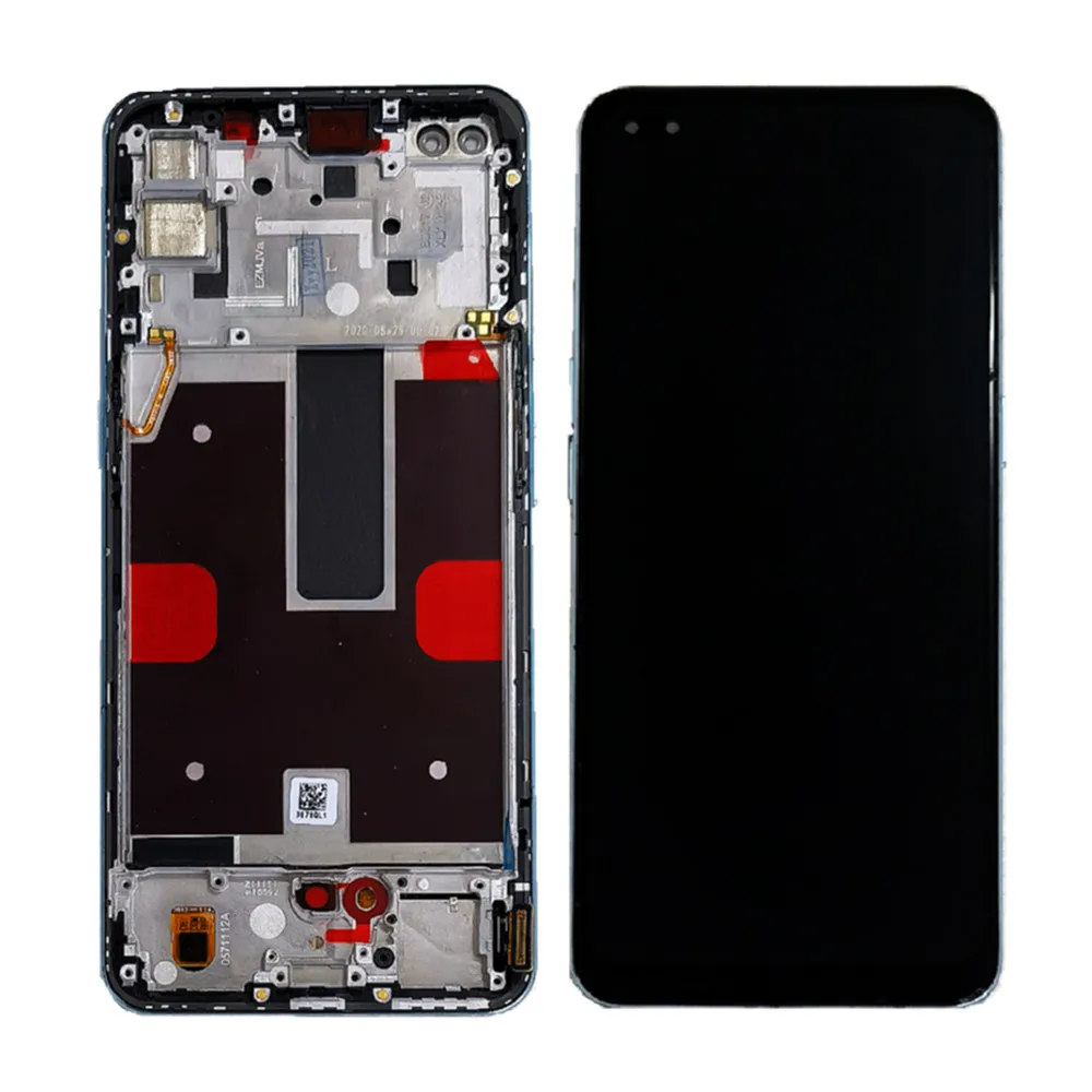 Pantalla AMOLED Original de 6,6 pulgadas para m&oacute;vil, digitalizador de pantalla LCD con Panel t&aacute;ctil con Zoom 10x para Reno 10X, marco de pantalla LCD de repuesto-2